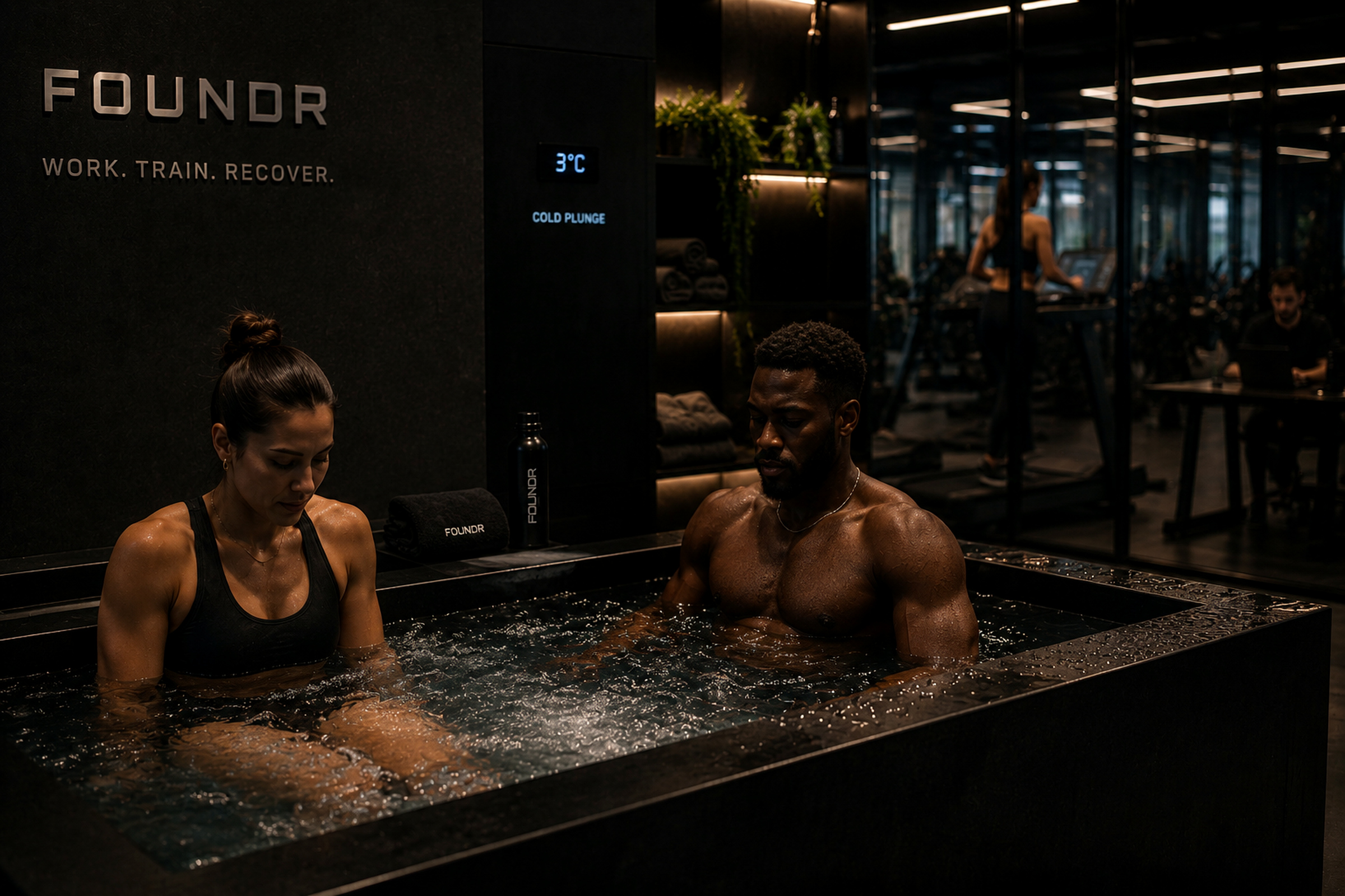 FOUNDR cold plunge recovery space